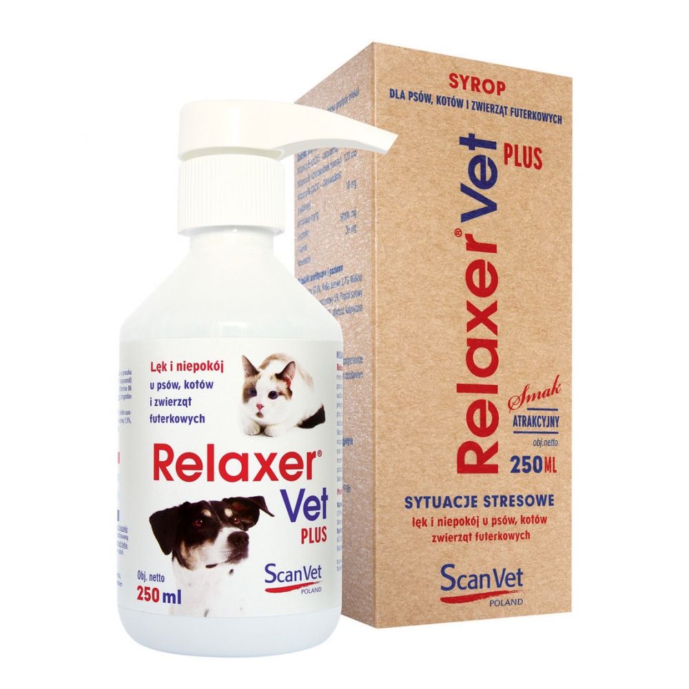 Scanvet Relaxer Vet Plus Dla Psów I Kotów 250 ml
