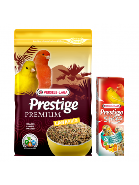 Pakiet Versele Laga Premium Canaries Mieszanka Ziarnowa Dla Kanarkw 800 g + Kolby Dla Kanarkw 60 g