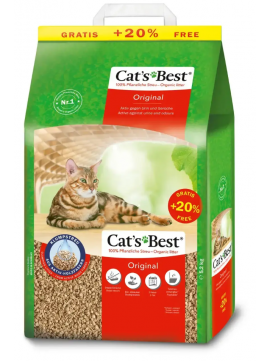 Jrs Cat`s Best Orginal Eco Plus wirek Dla Kota10l/4,3 Kg + 20% Gratis!