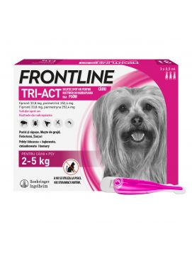 Frontline Tri-Act dla Psw 2-5 kg XS 3 Pipety