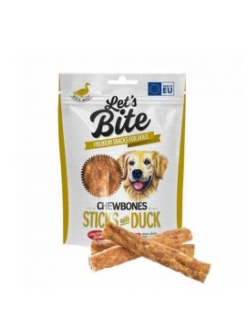 Brit Lets Bite Chewbones Sticks With Duck Rolki Do ucia Dla Psa120 g