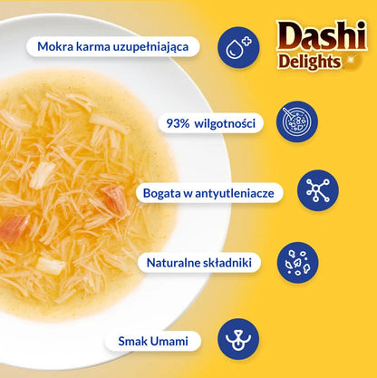 INABA CAT Dashi Delights Silky Chicken Cheese 12x40g