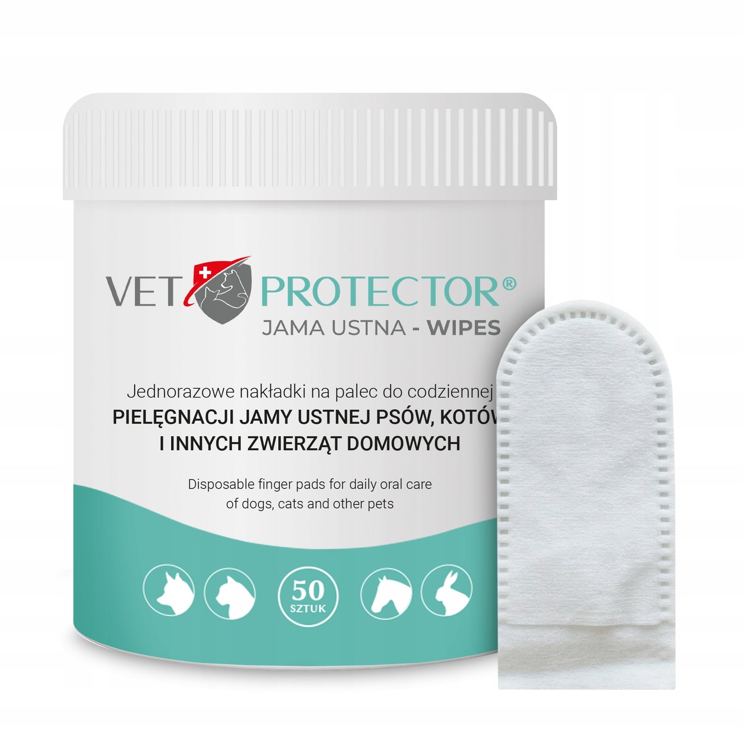 Vet Protector Jama Ustna Wipes 50szt