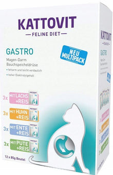 KATTOVIT Gastro Multipak 12x85g na układ pokarmowy