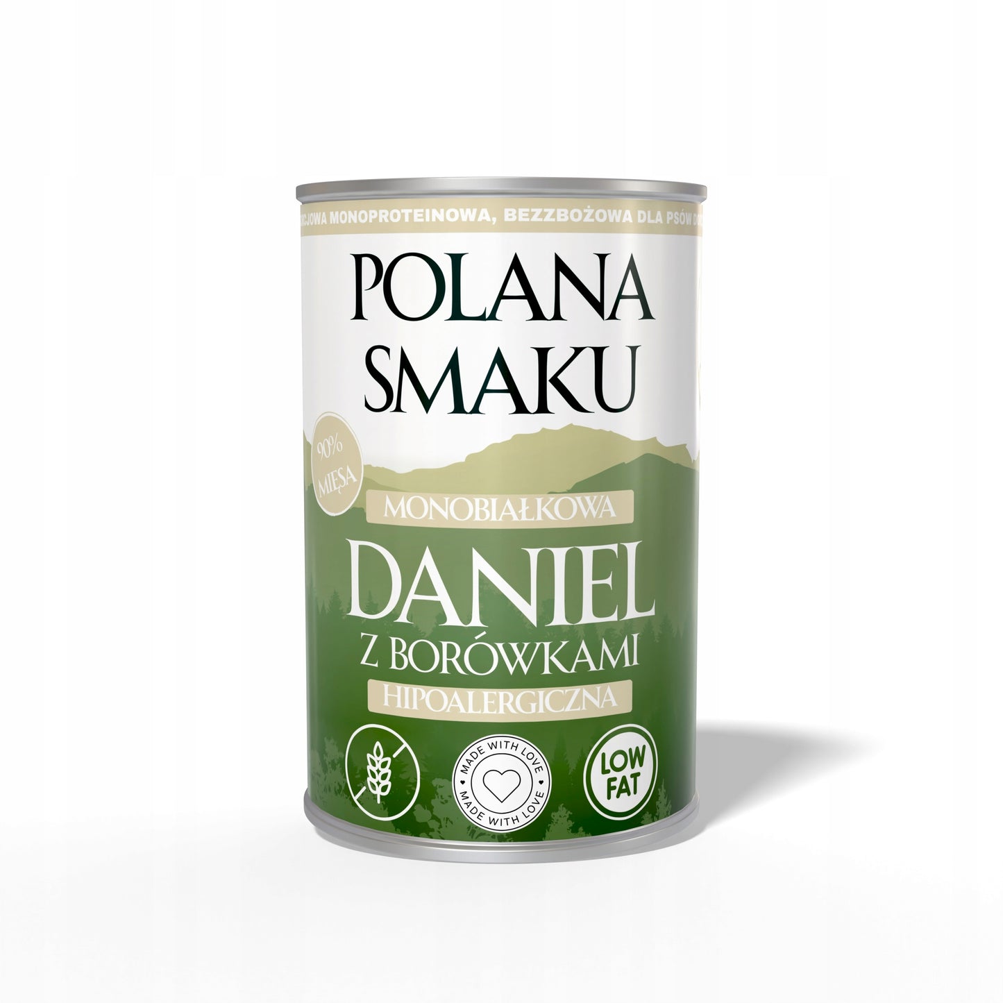 POLANA SMAKU Daniel z Borówkami 400g karma mokra monoproteinowa dla psów dorosłych
