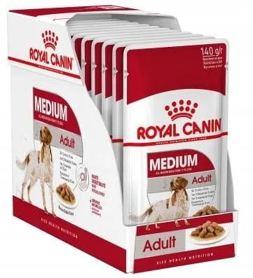 ROYAL CANIN Medium Adult 10x140g karma mokra dla psów
