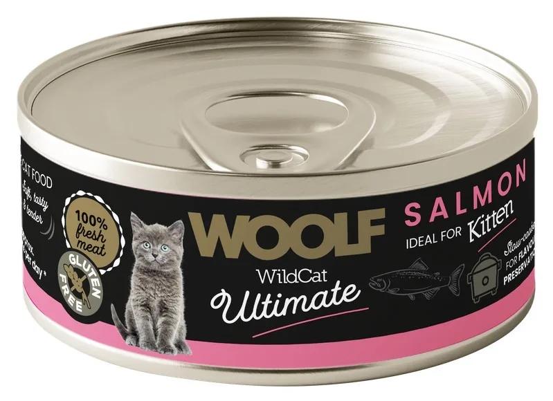 WOOLF Wild Cat Ultimate Can Kitten Salmon Pate 85g karma mokra dla kociąt
