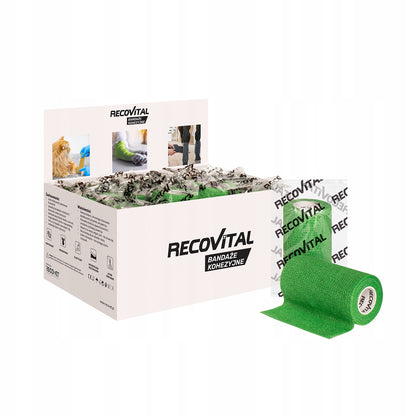 Recovital Bandaż kohezyjny 10cm zielony