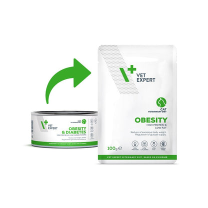 VET EXPERT 4t VD Obesity Cat 12x100g