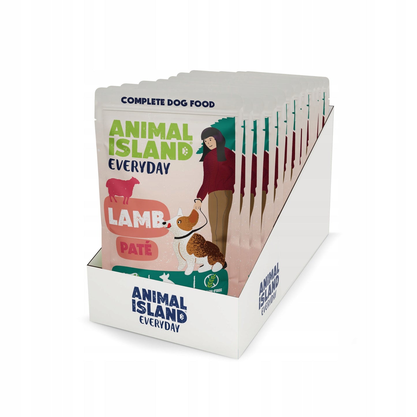 ANIMAL ISLAND Everyday Pasztet z jagnięciny 10x150g dla psów ras małych