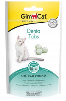 GIMCAT Denta Tabs 40g przysmaki dla kota na kamień
