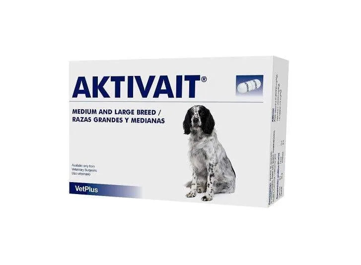 VETPLUS Aktivait średnie i duże rasy 60 kapsułek