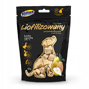 HILTON Liofilizowany przysmak z kaczką i gruszką 50g dla psa