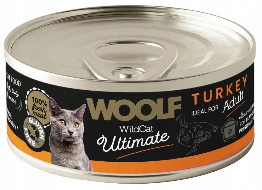 WOOLF Wild Cat Ultimate Can Turkey Pate 85g karma mokra dla kota