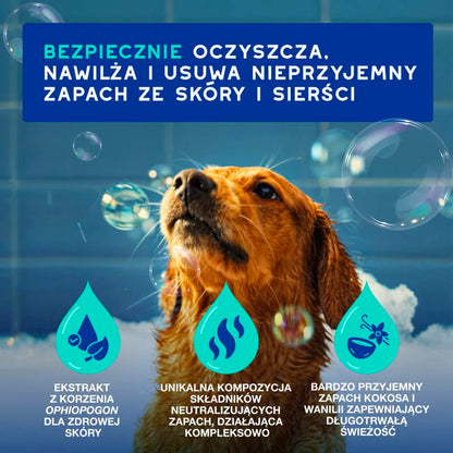DOUXO Skin & Coat SPA Odour Control 250ml ultrabezpieczny szampon dla psów neutralizujący nieprzyjemne zapachy
