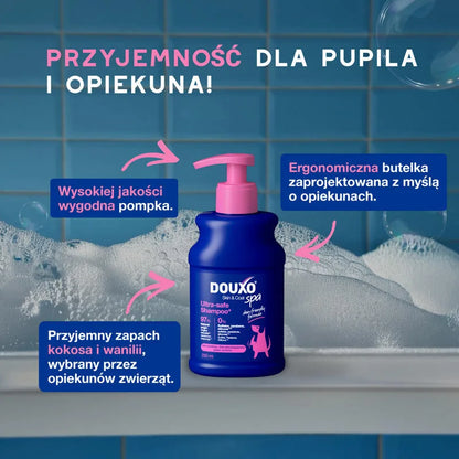 DOUXO Skin & Coat SPA Itch-Soothing 250ml ultrabezpieczny szampon dla psów z wrażliwą i swędzącą skórą