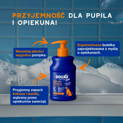 DOUXO Skin & Coat SPA 2in1 Detangling 250ml ultrabezpieczny szampon 2w1 z odżywką dla psów