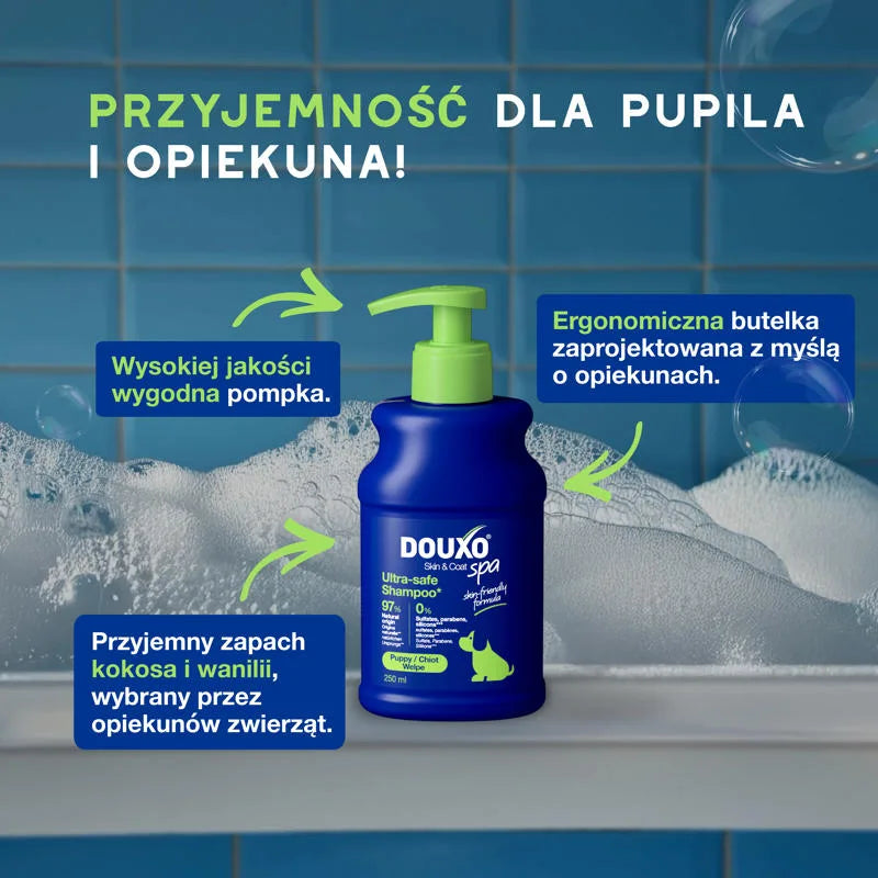 DOUXO Skin & Coat SPA Puppy 250ml ultrabezpieczny szampon dla szczeniąt