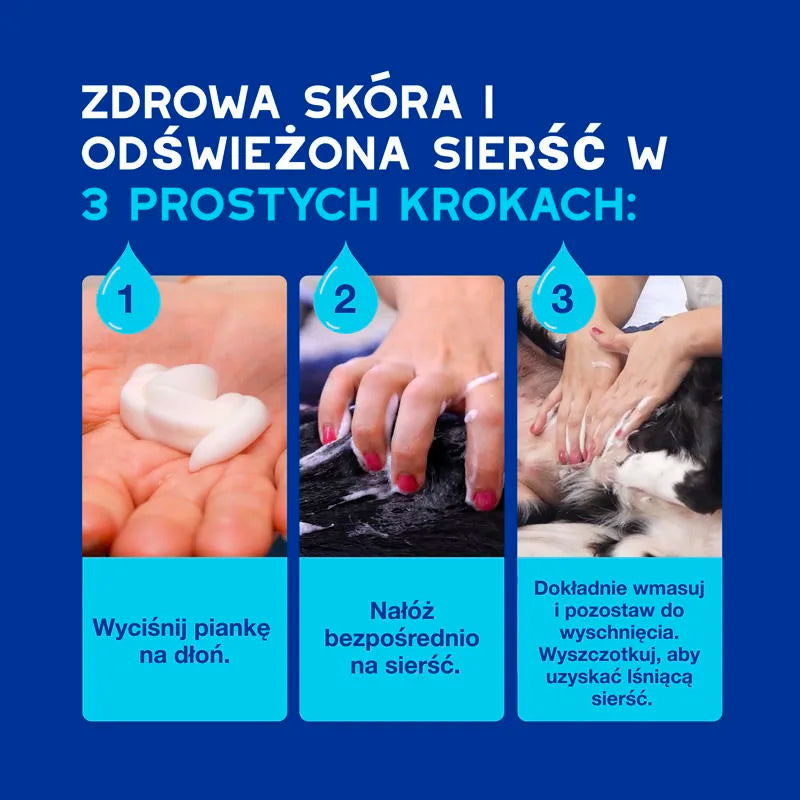DOUXO Skin & Coat SPA Dog Mousse 150ml ultrabezpieczna pianka odświeżająca bez spłukiwania dla psów