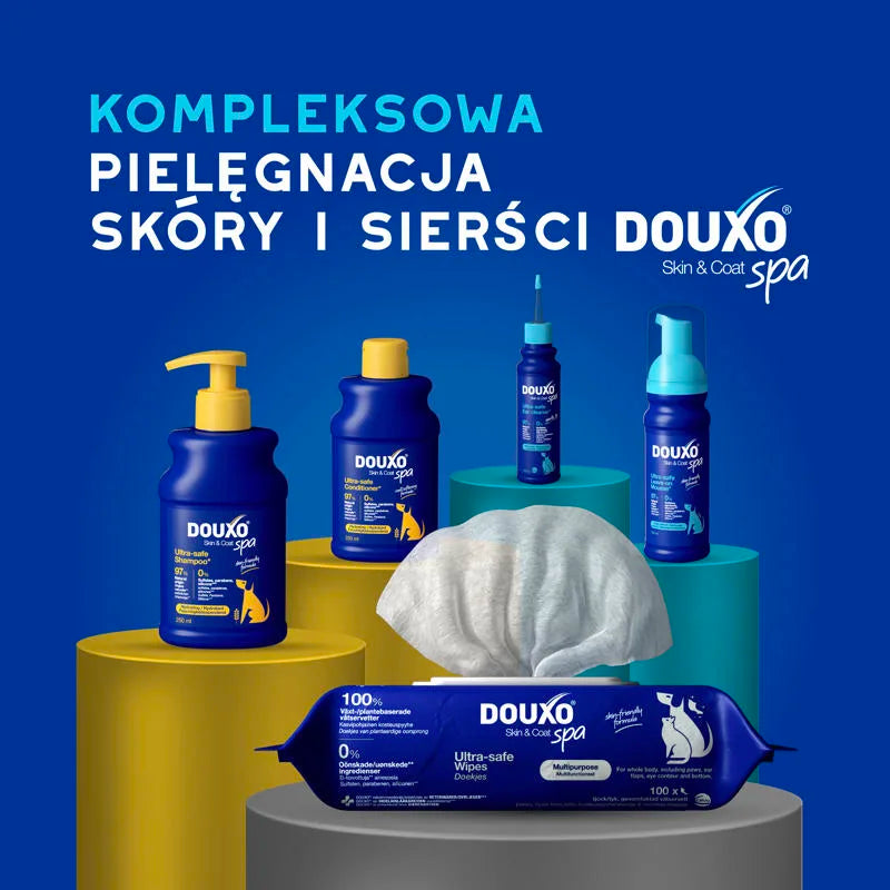 DOUXO Skin & Coat SPA Dog Mousse 150ml ultrabezpieczna pianka odświeżająca bez spłukiwania dla psów