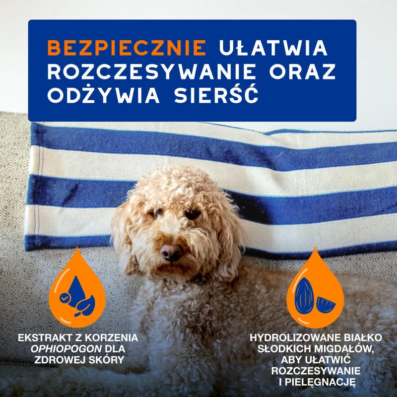 DOUXO Skin & Coat SPA Detangling 295ml ultrabezpieczny spray ułatwiający rozczesywanie dla psów