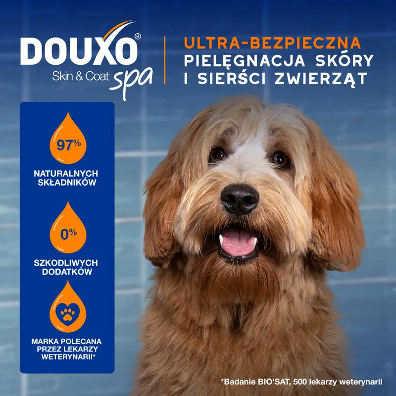 DOUXO Skin & Coat SPA Detangling 295ml ultrabezpieczny spray ułatwiający rozczesywanie dla psów