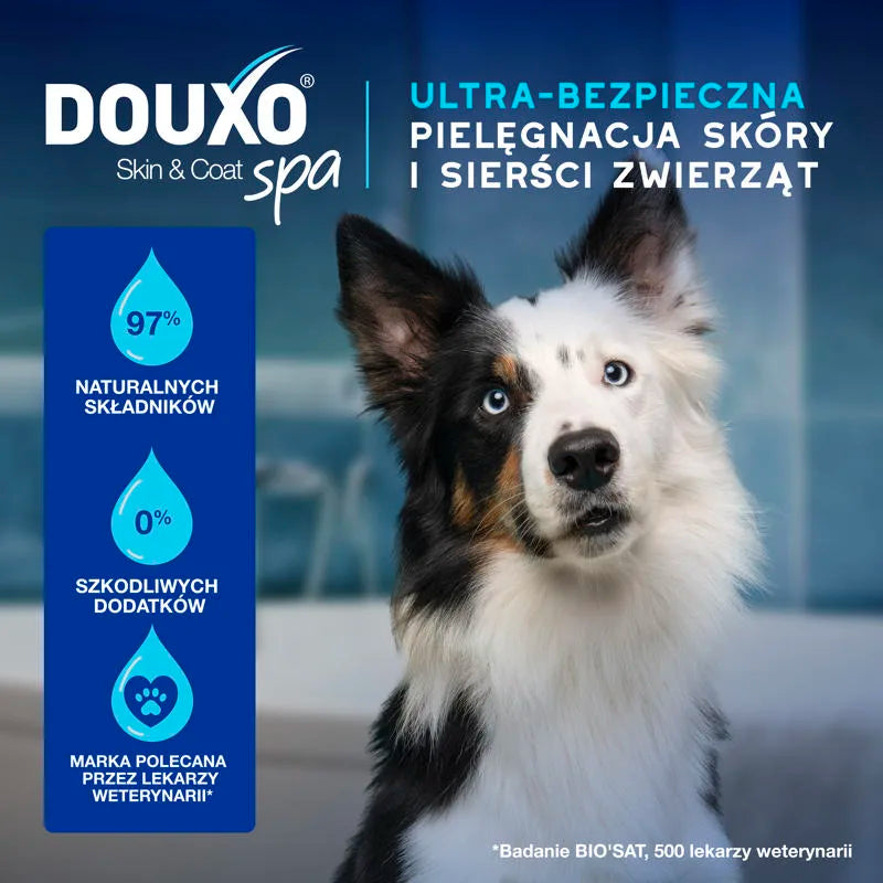 DOUXO Skin &amp; Coat SPA Ear Cleaner 120ml ultrabezpieczny preparat do czyszczenia uszu dla psów i kotów