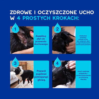DOUXO Skin &amp; Coat SPA Ear Cleaner 120ml ultrabezpieczny preparat do czyszczenia uszu dla psów i kotów