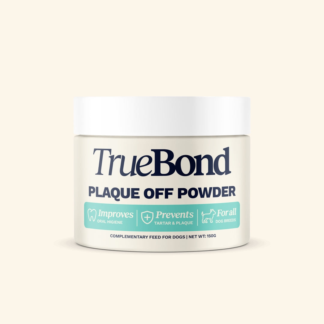 TRUEBOND PlaqueOff Powder Dental 150g naturalny proszek na kamień nazębny i świeży oddech