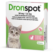 Vetoquinol Dronspot Pipety dla Małego Kota 0,5 kg - 2,5 kg 2 x 0,35 ml