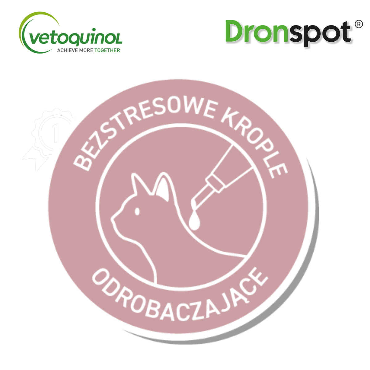 Vetoquinol Dronspot Pipety dla Małego Kota 0,5 kg - 2,5 kg 2 x 0,35 ml