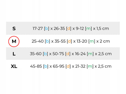 AMIPLAY Szelki regulowane Guard Popular M Czerwone
