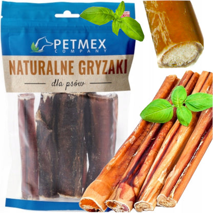 PENIS WOŁOWY DLA PSA GRYZAK NATURALNY TWARDY PRZYSMAK 12CM 5 SZTUK PETMEX