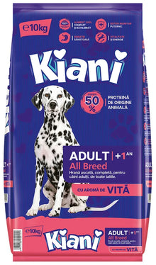 KIANI Adult All Breed Beef 10kg o smaku wołowiny dla psów dorosłych