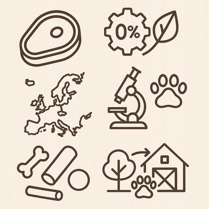 GUDI Klopsiki Wołowina 100g naturalne przysmaki dla psa