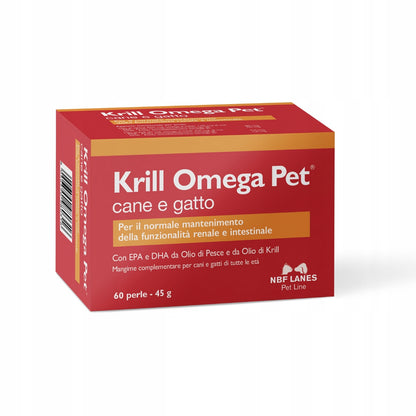 Krill Omega Pet Cane e Gatto 60 kaps NBF Lanes