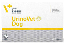 VetExpert UrinoVet Dog 400 mg Preparat Wspomagający Dla Psów z Zakażeniami Dolnych Dróg Moczowych 30 Tabletek