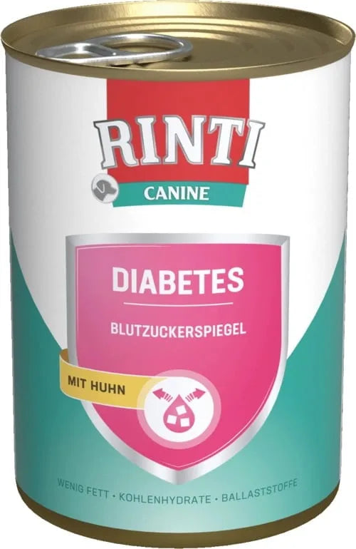RINTI Canine Diabetes 400g dla psów cierpiących na cukrzycę oraz zredukowania nadwagi