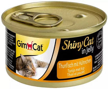 GIMCAT Shiny Cat Tuńczyk i kurczak w galaretce 70g mokra karma dla kotów