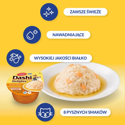 INABA CAT Dashi Delights kurczak 6 x 70g przysmak dla kota