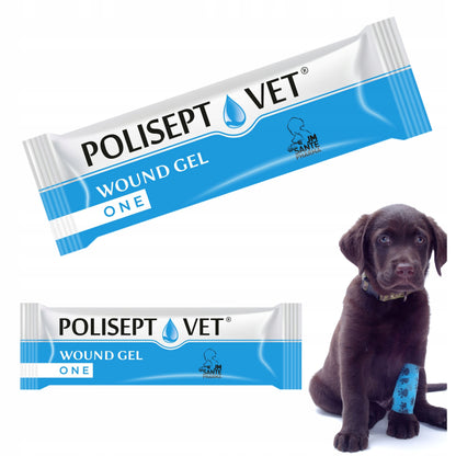 POLISEPT VET Wound Gel One 5ml żelowy opatrunek dla psa i kota