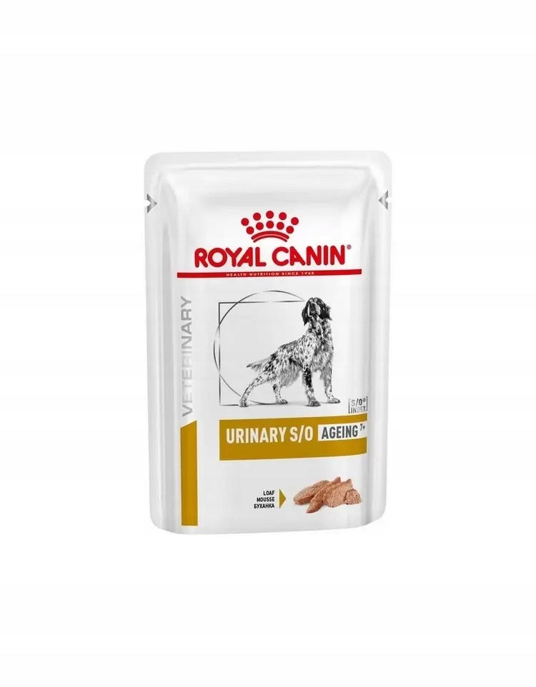 Royal Canin Veterinary Diet Canine Urinary S/O Ageing +7 saszetka 85g