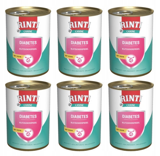 RINTI Canine Diabetes 400g dla psów cierpiących na cukrzycę oraz zredukowania nadwagi