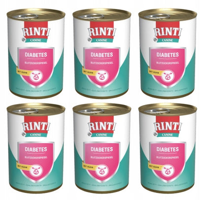 RINTI Canine Diabetes 400g dla psów cierpiących na cukrzycę oraz zredukowania nadwagi