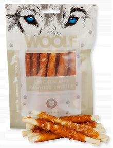 Woolf Chicken And Rawhide Twister Kurczak Przysmak Dla Psa 100 g