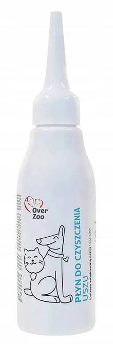 OverZoo Płyn Do Czyszczenia Uszu Dla Psów i Kotów 75 ml
