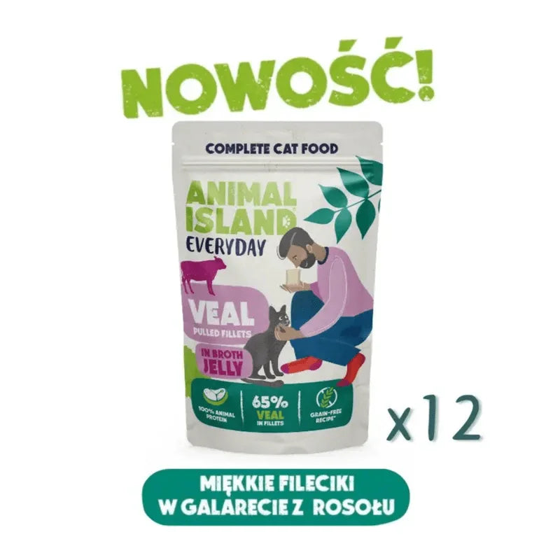 ANIMAL ISLAND Everyday pasztet z indykiem 12x85g