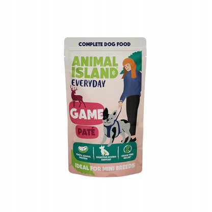 ANIMAL ISLAND Everyday Pasztet z dziczyzny 10x150g dla psów ras małych