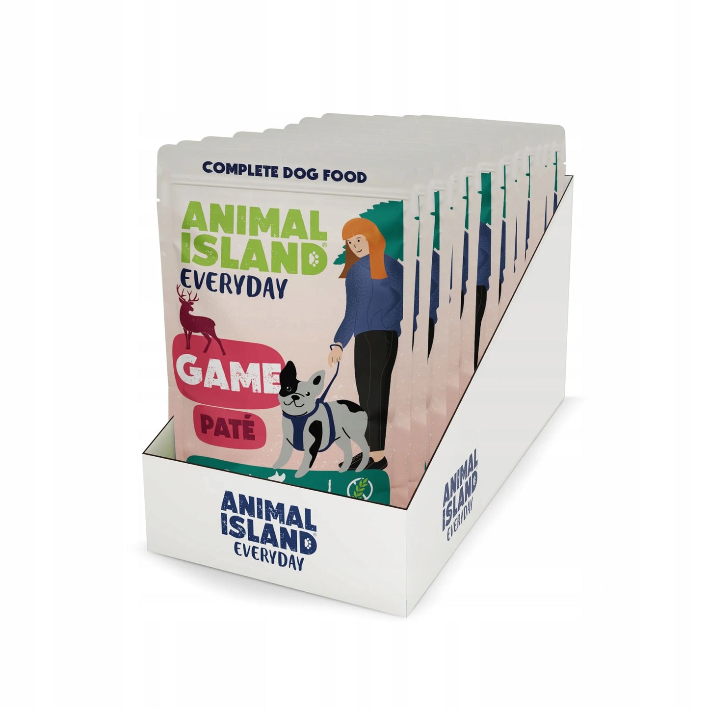 ANIMAL ISLAND Everyday Pasztet z dziczyzny 10x150g dla psów ras małych