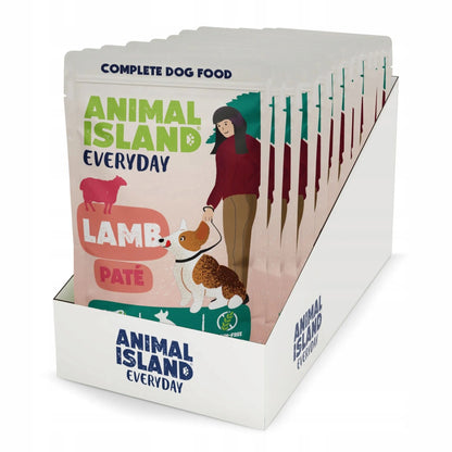 ANIMAL ISLAND Everyday Pasztet z jagnięciny 10x150g dla psów ras małych
